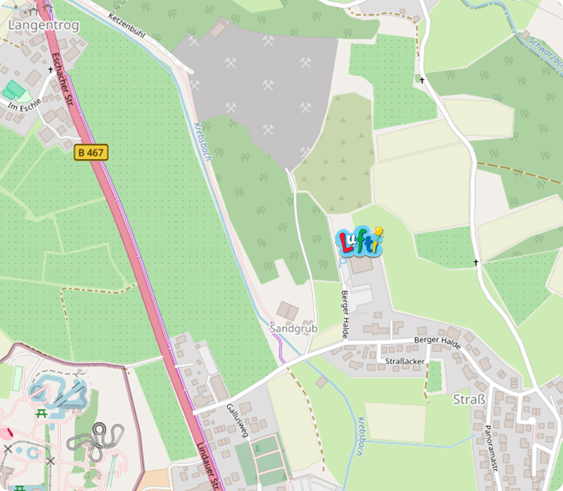 Karte - Lufti Anfahrt